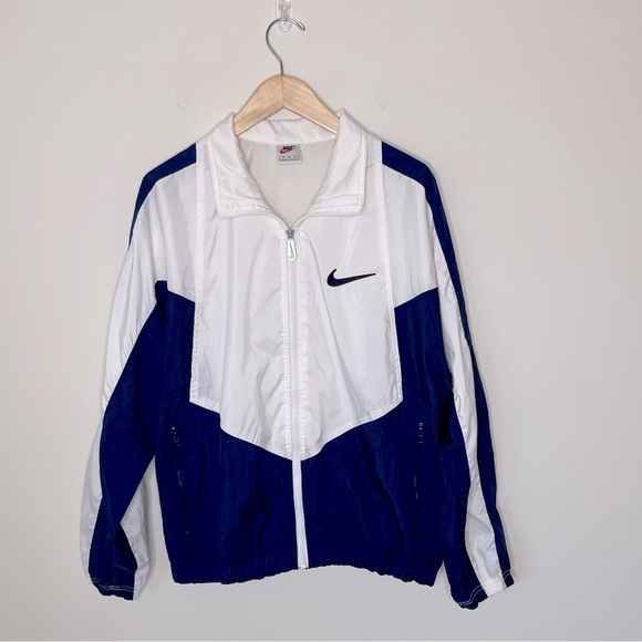 Nike Men’s Big Swoosh Track Jacket 90’s Vintage grandpa running retro - Picture 10 of 10
